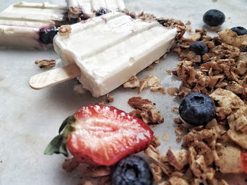 Creamy Granola Popsicles